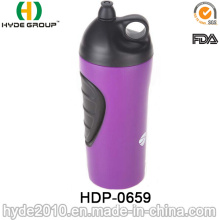 2017 neue BPA FREI Kunststoff Sport Trinkflasche, PE Kunststoff Sport Wasserflasche (HDP-0659)